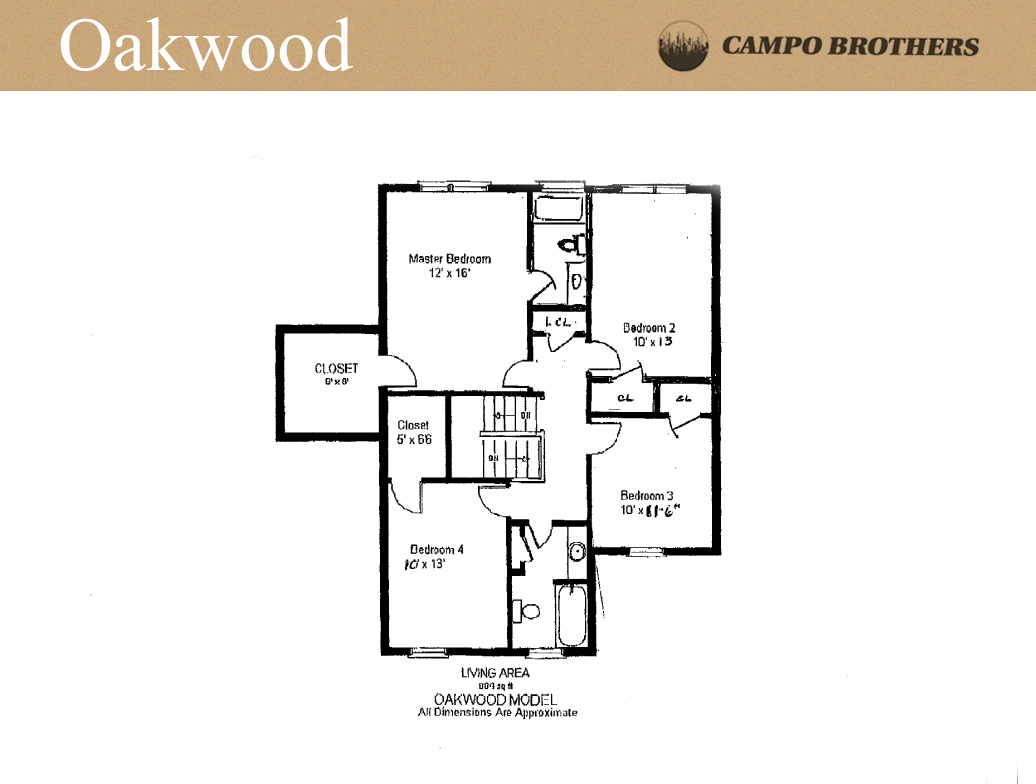 Oakwood Model Second Floor